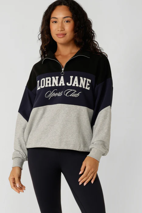 Heritage Iconic Quarter Zip Sweat