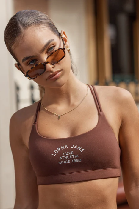 Limited Edition Lotus Crop Sports Bra