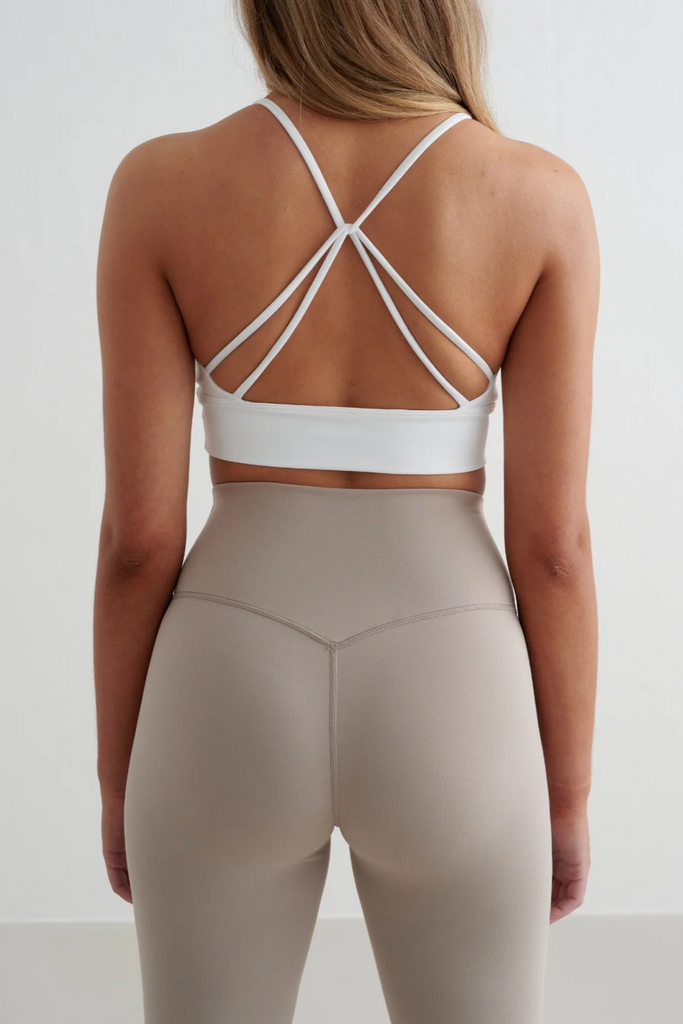 Sense Strap Bra | White