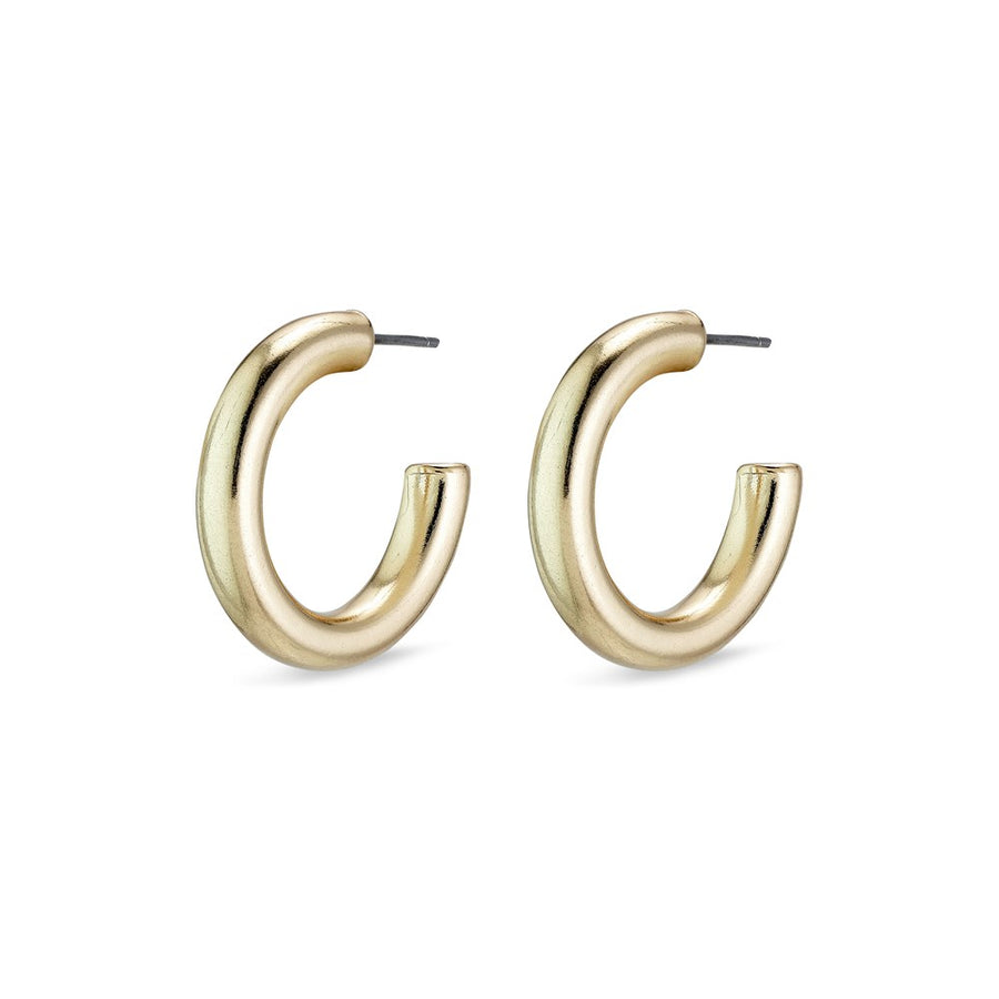 Maddie Pi Hoops | Gold Plated