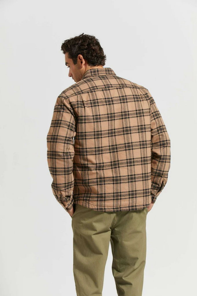 Bowery Quilted Flannel | Woodsmoke/Black