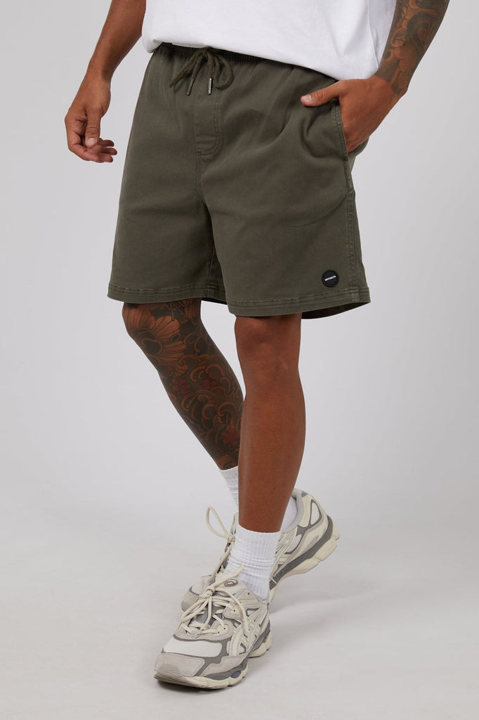 17" Twill Jogger | Khaki