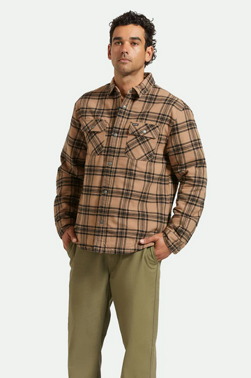 Bowery Quilted Flannel | Woodsmoke/Black