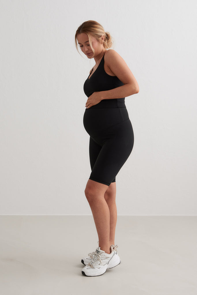 Sense Maternity Biker Shorts | Black