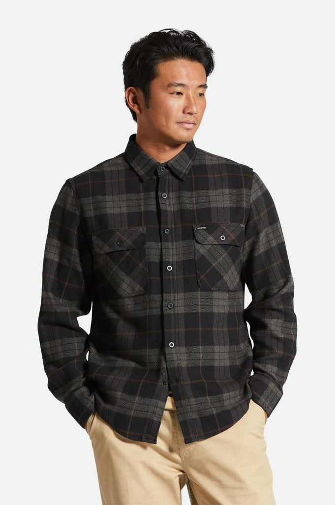 Bowery Flannel | Charcoal/Black/Grey