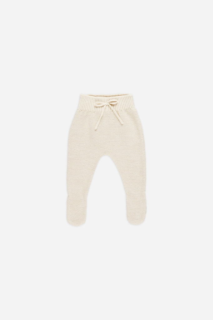 Footed Knit Pant | Natural