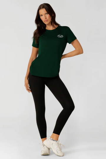 Lotus T-Shirt | Dark Green