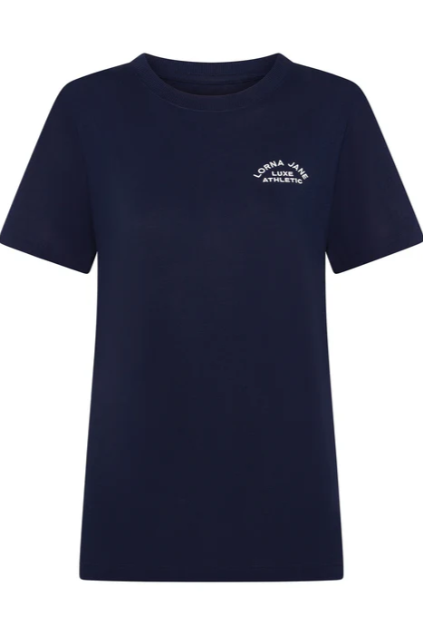 Lotus T Shirt | French Navy
