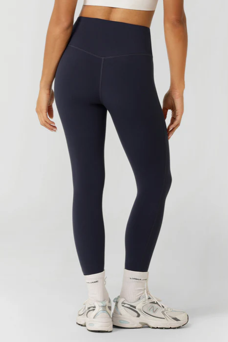 Lotus No chafe Phone Pocket Ankle Biter Leggings | Dark Platinum Navy