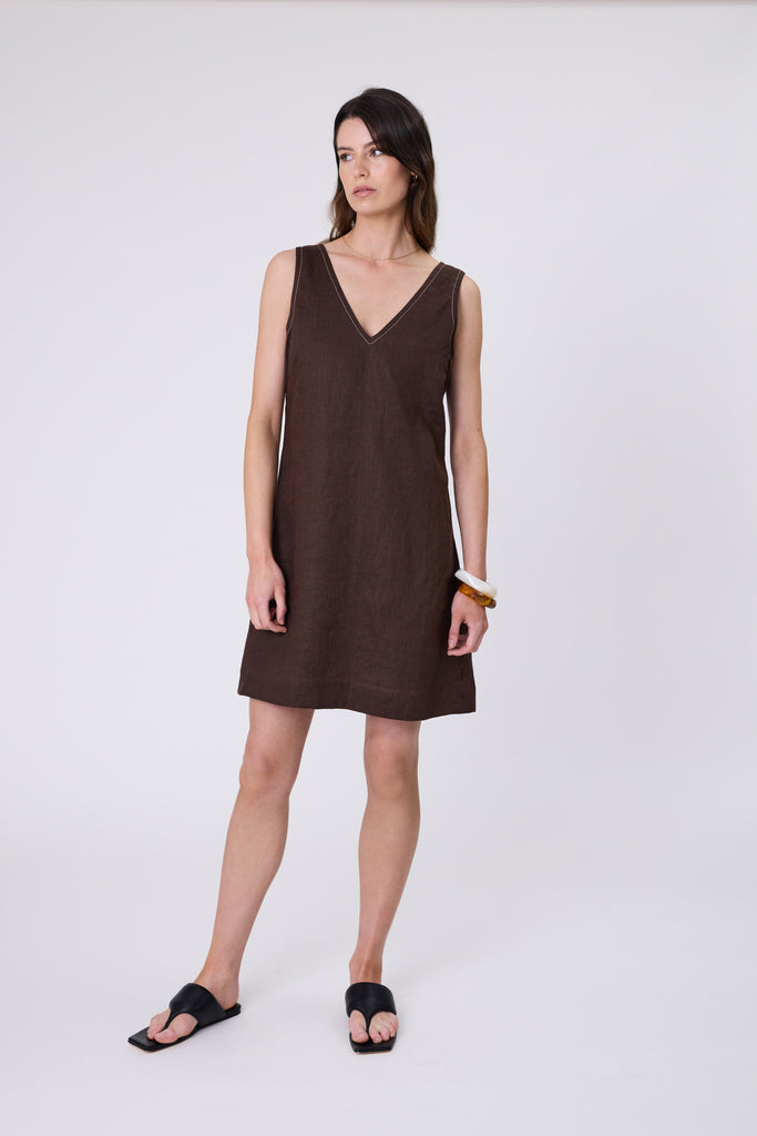 Luna Linen Dress