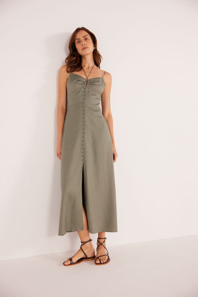 Willa Midi Dress | Khaki