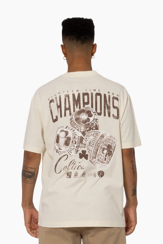 Mono Champs Tee Celtics | Egret