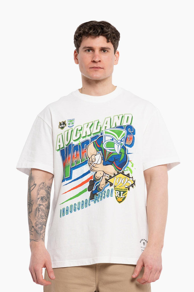 Up The Wahs Tee Warriors | Vintage White