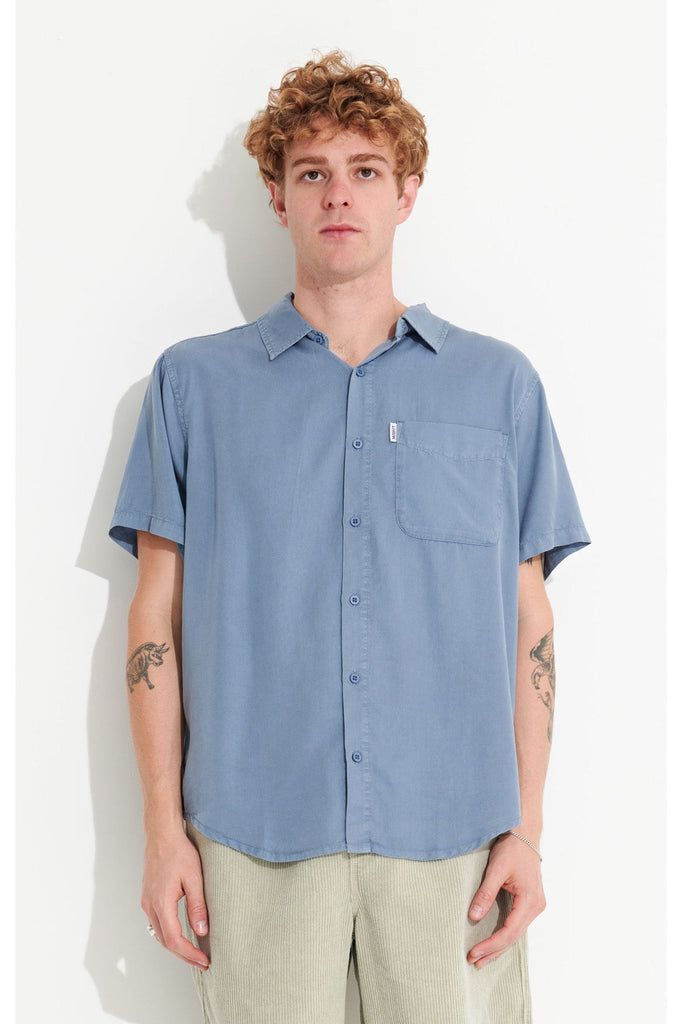 Quiet Stern Shirt | Pigment Faded Blue