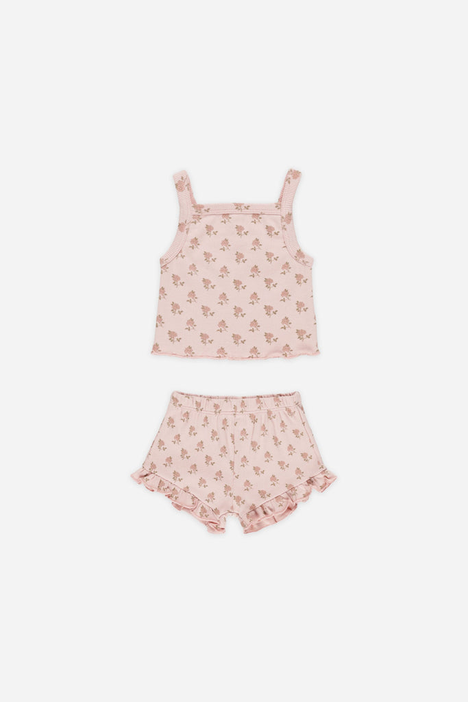 Evie Tank+Shortie Set | Roses