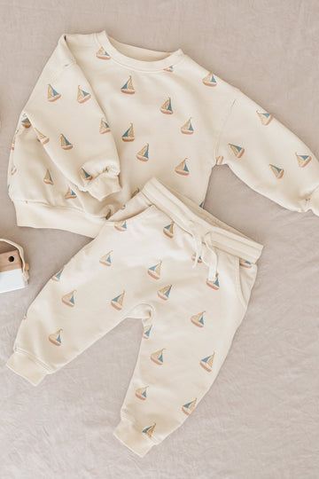 Sweatshirt & Sweatpant  | Sailboats