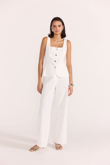 Eden Pants | White