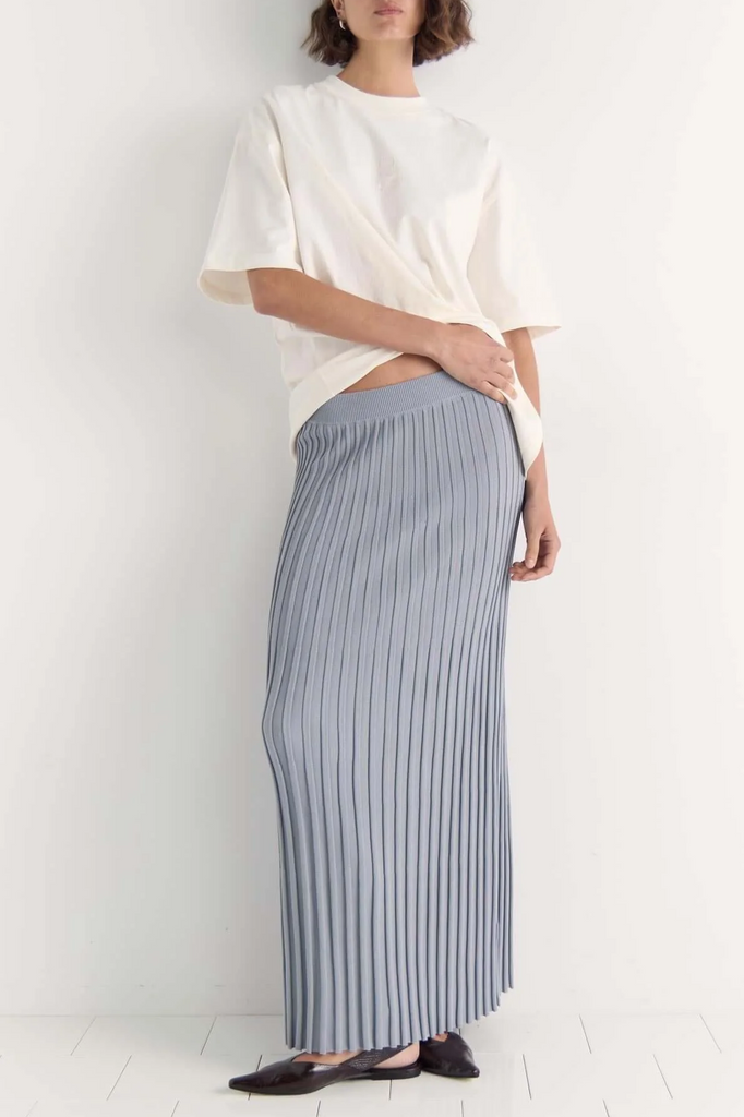 Vera Rib Knit Midi Skirt