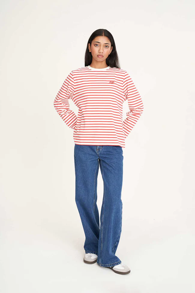 Womens Oui Oui LS Relax Tee