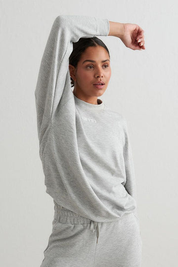 Comfy Sweatshirt | Light Grey Melange