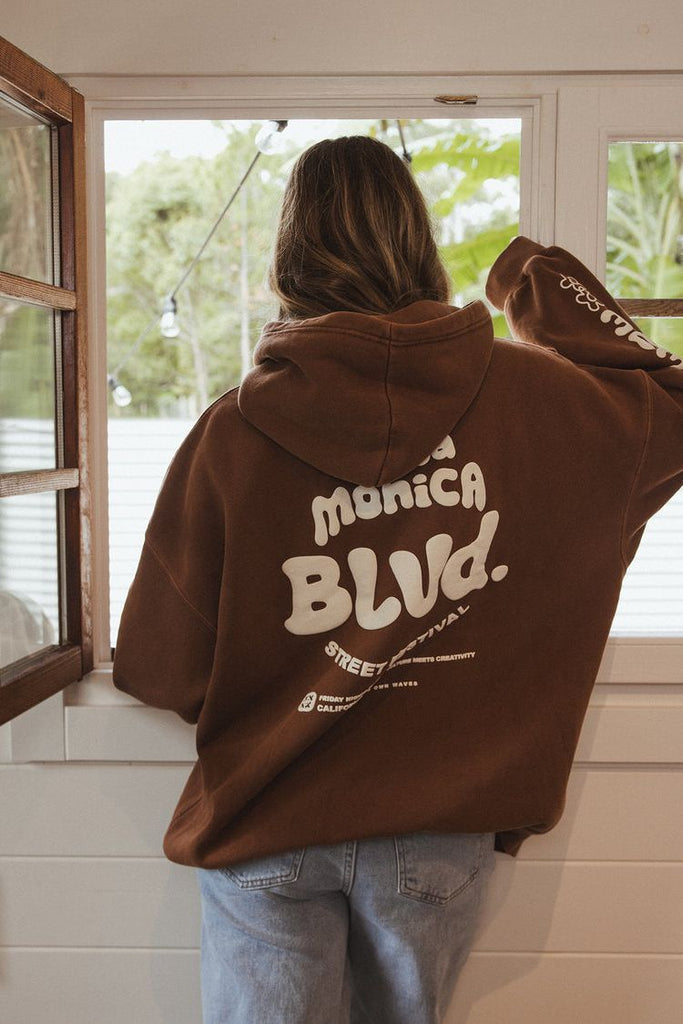 Santa Monica Hoodie | Brown