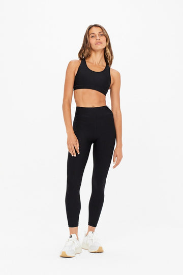 Matte Tech 25In Midi Pant | Black