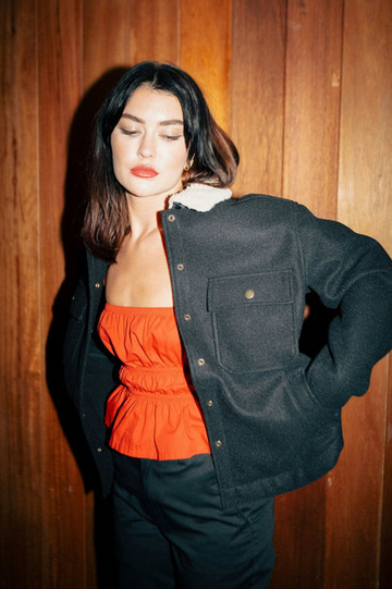 Durham Shirt Jacket | Black