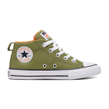 Youth Chuck Taylor Street Seasonal Mid - Grassy, Orange & White