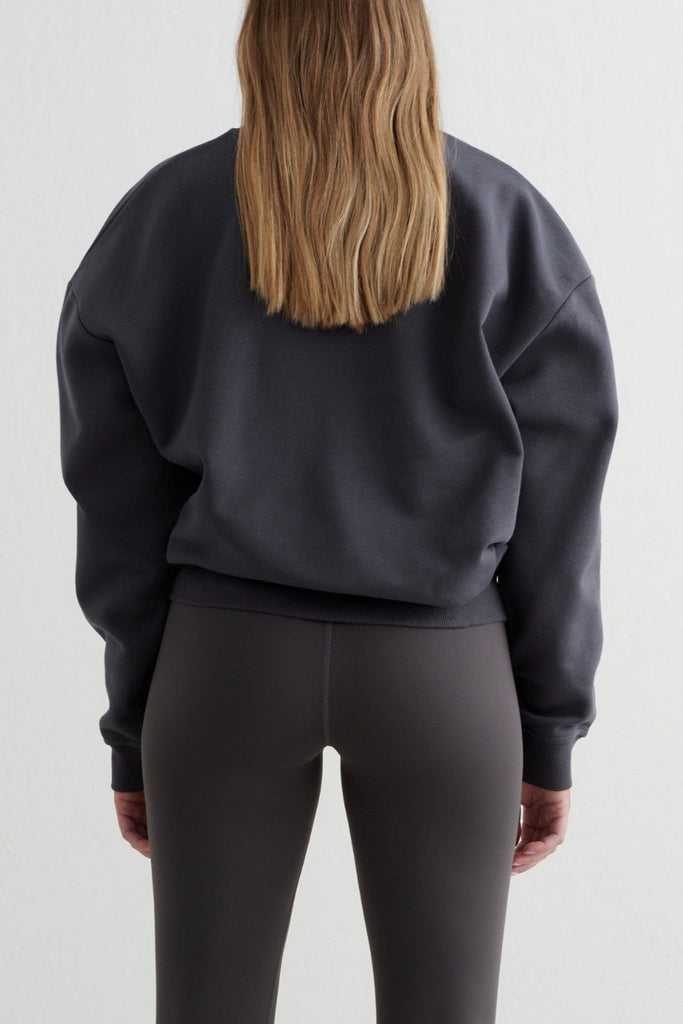 Serif Sweatshirt | Shadow Grey