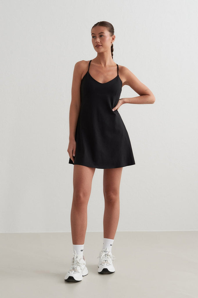 Sense Strap Dress | Black