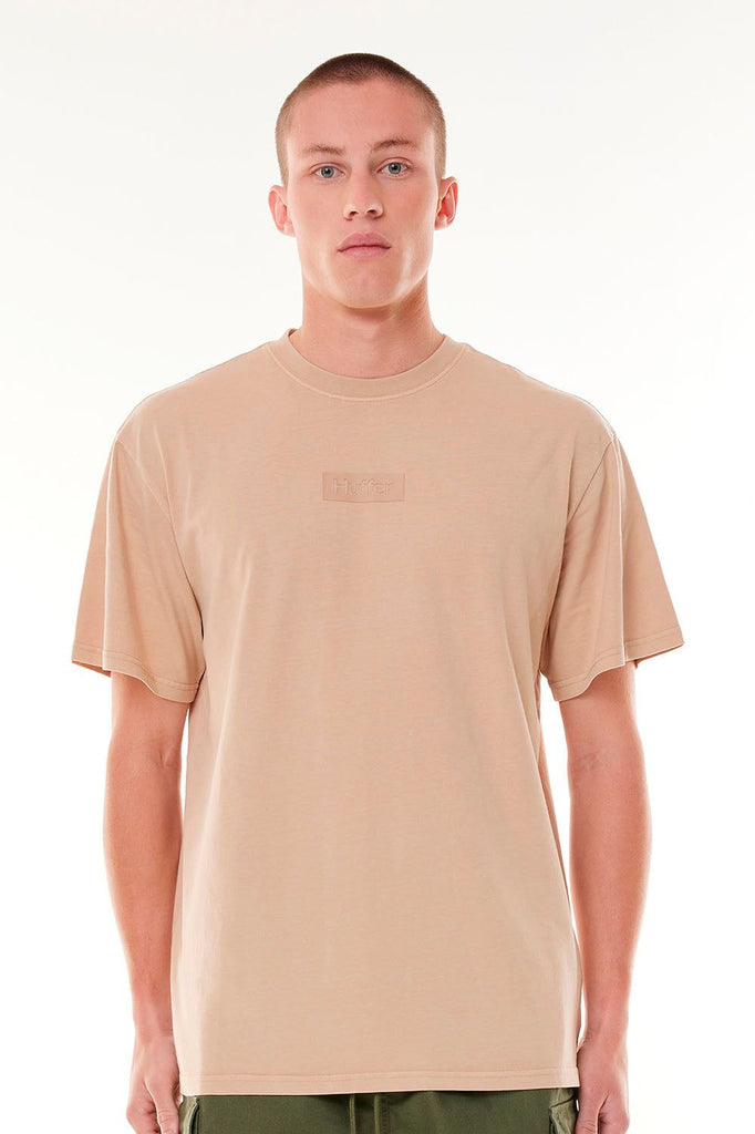 Mens Sup Tee/Box Up - Oat Milk