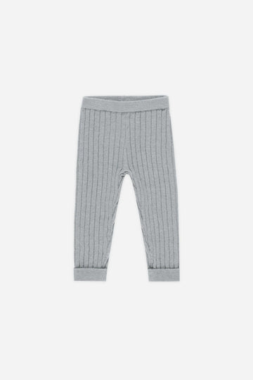 Cuffed Legging| Dusty Blue