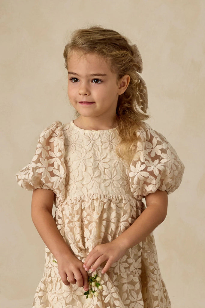 Chloe Dress | Embroidered Daisy