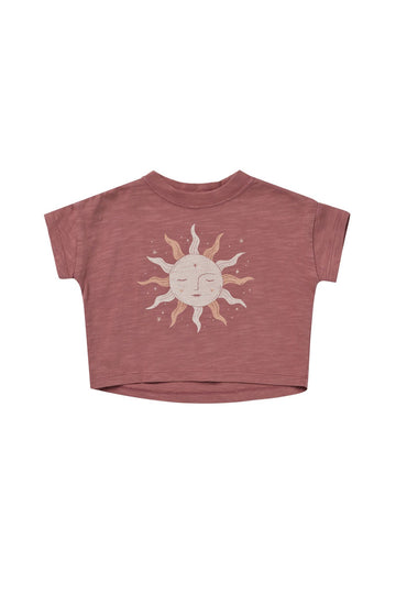 Boxy Tee - Raspberry Sun