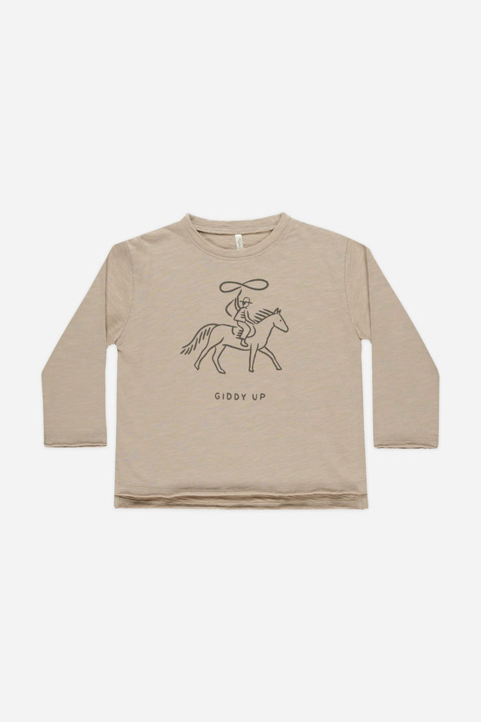 LS Tee | Yeehaw/ Sand