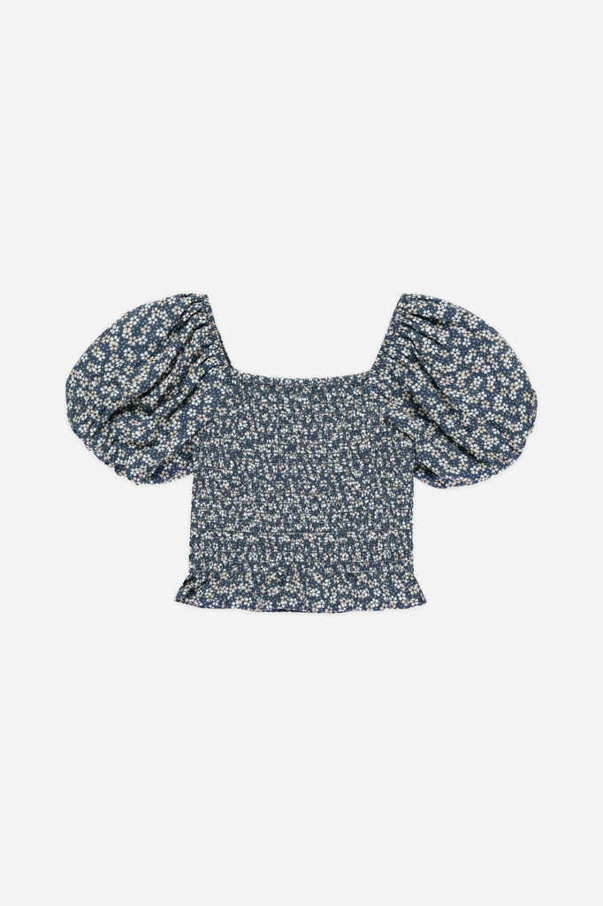 Trixie Top | Blue Floral