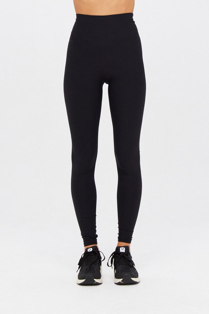Peached 28in High Rise Pant | Black