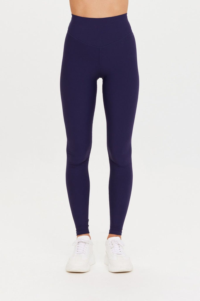 Peached 28in High Rise Pant | Navy